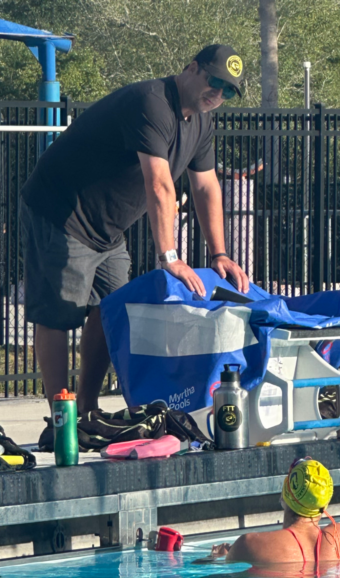 Chris Webb coaching on deck